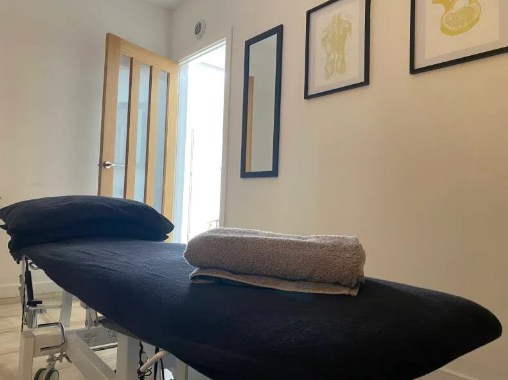The treatment room at Western Bay Therapies